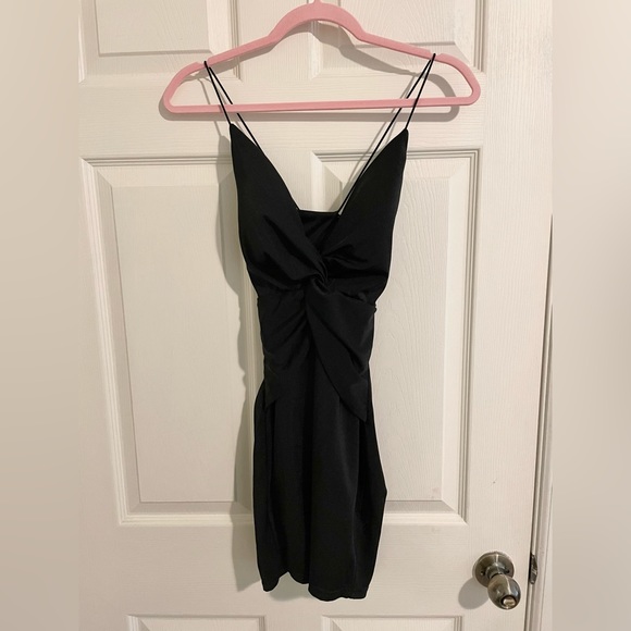 Black Strappy Mini Dress/LBD - Picture 1 of 5